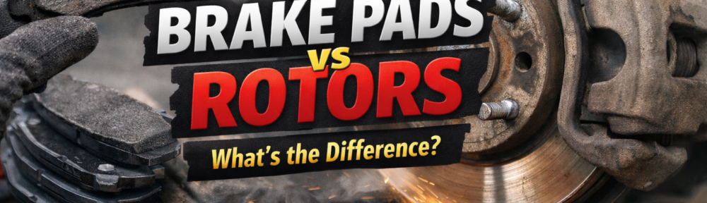 Brake pads vs rotors comparison