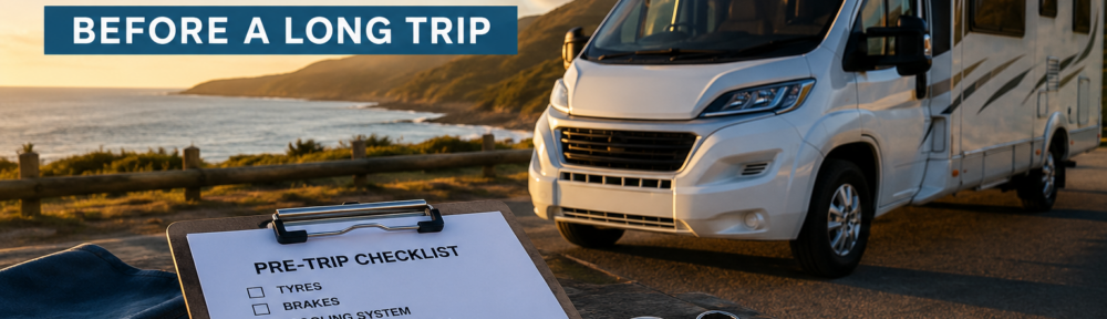 Motorhome Servicing Checklist Before a Long Trip